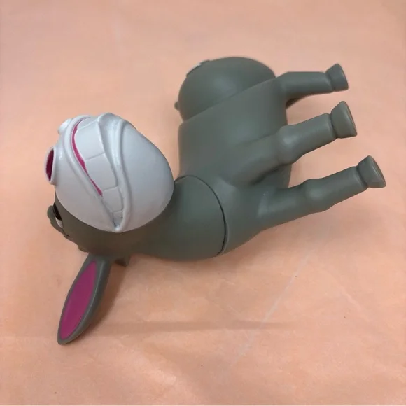 Gray Donkey Action Figure Toy with Pink Accents - Picture 3 of 14